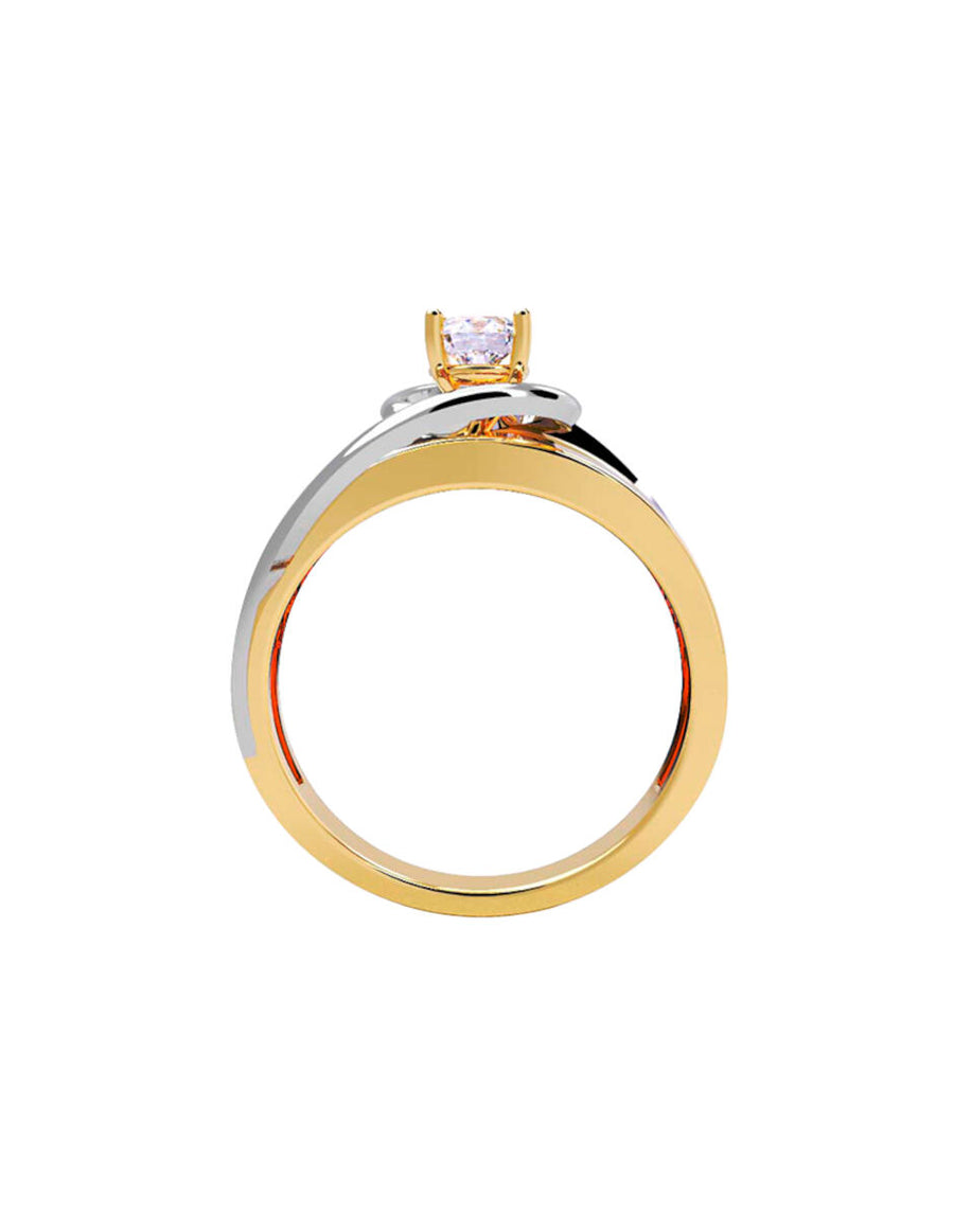 ANILLO DE ORO CON CIRCONIA