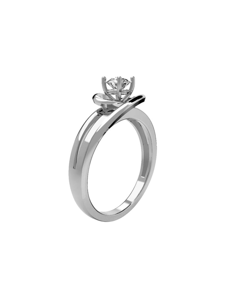 ANILLO DE ORO CON CIRCONIA
