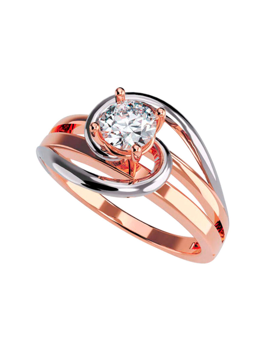 ANILLO DE ORO CON CIRCONIA