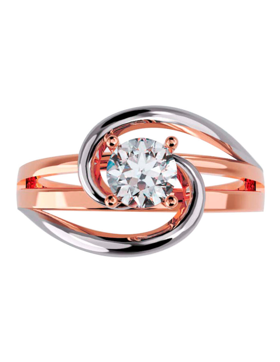 ANILLO DE ORO CON CIRCONIA