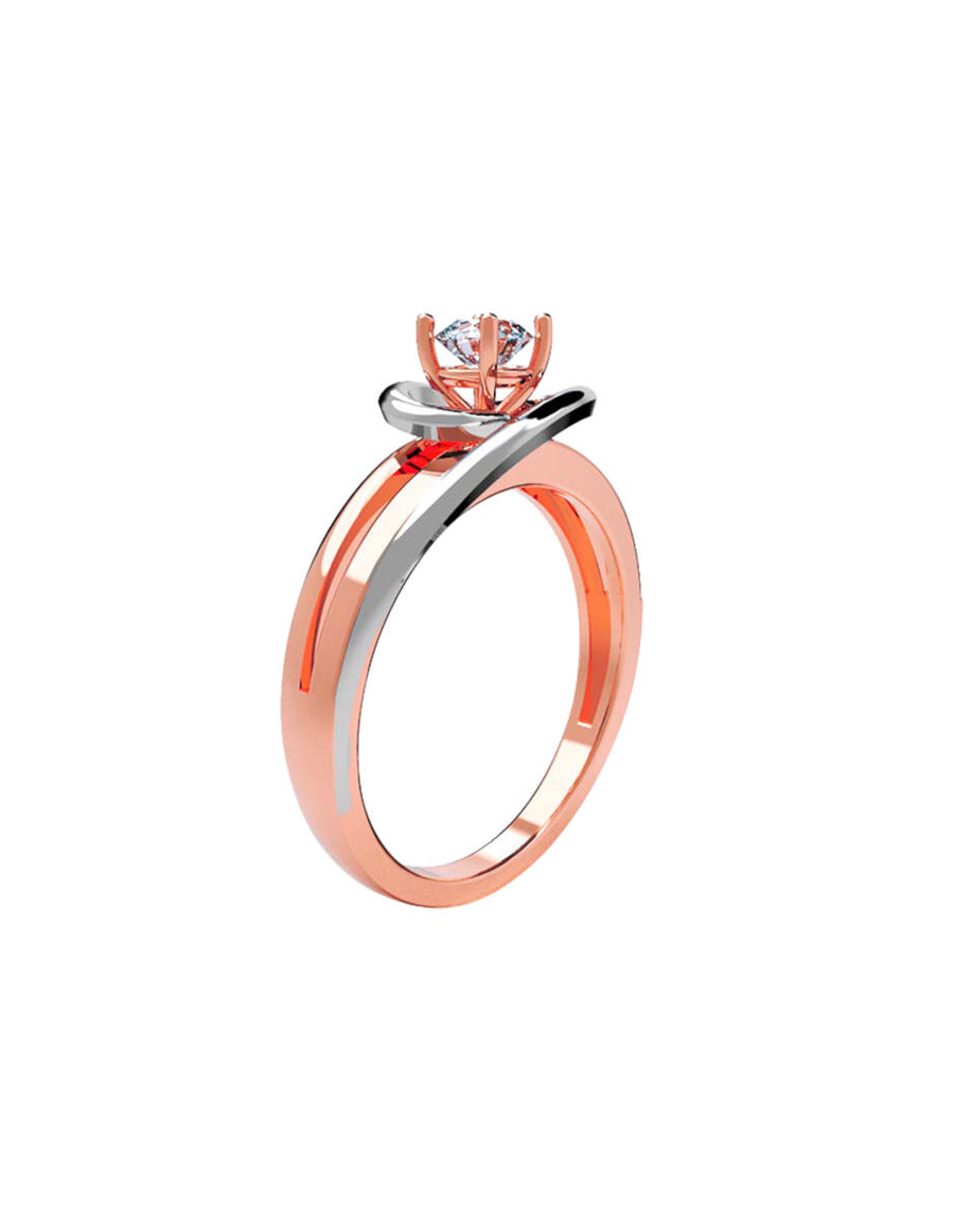 ANILLO DE ORO CON CIRCONIA