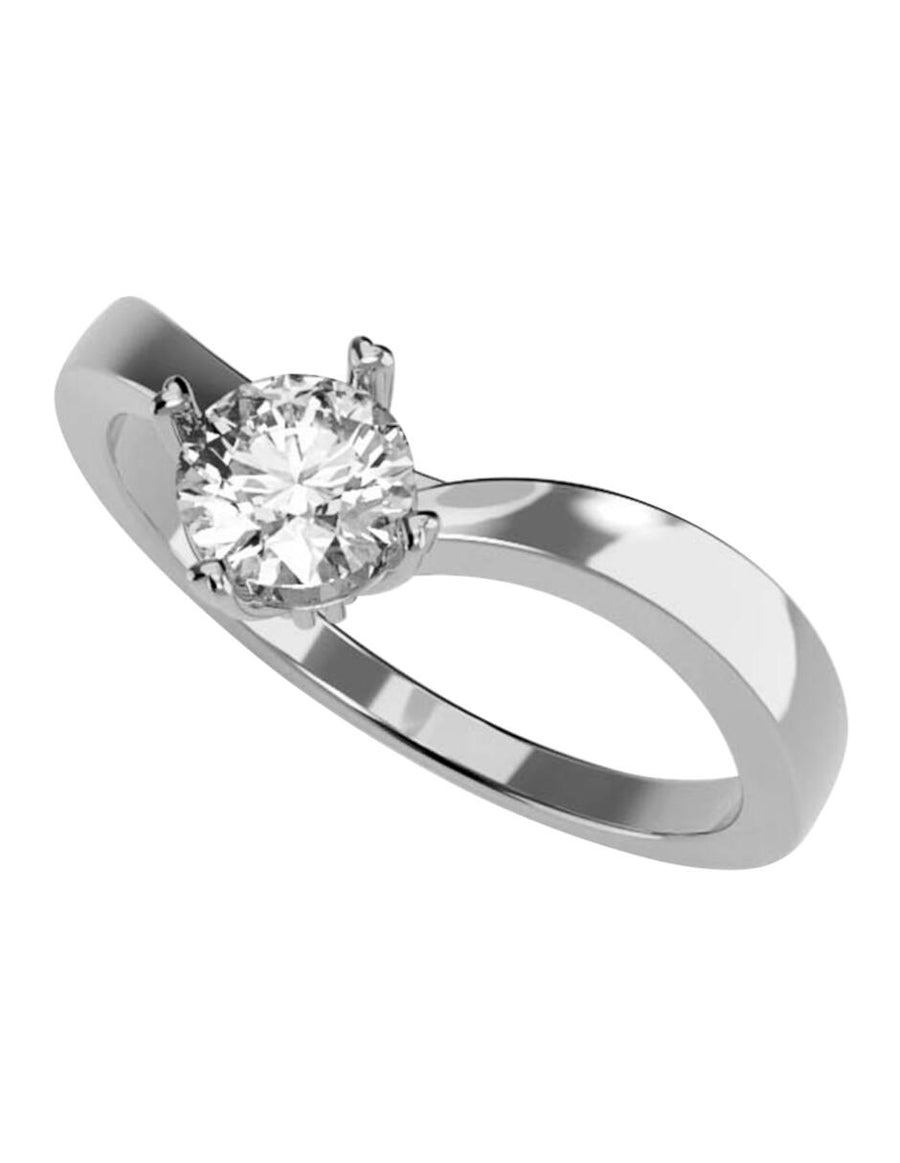 ANILLO DE ORO CON CIRCONIA