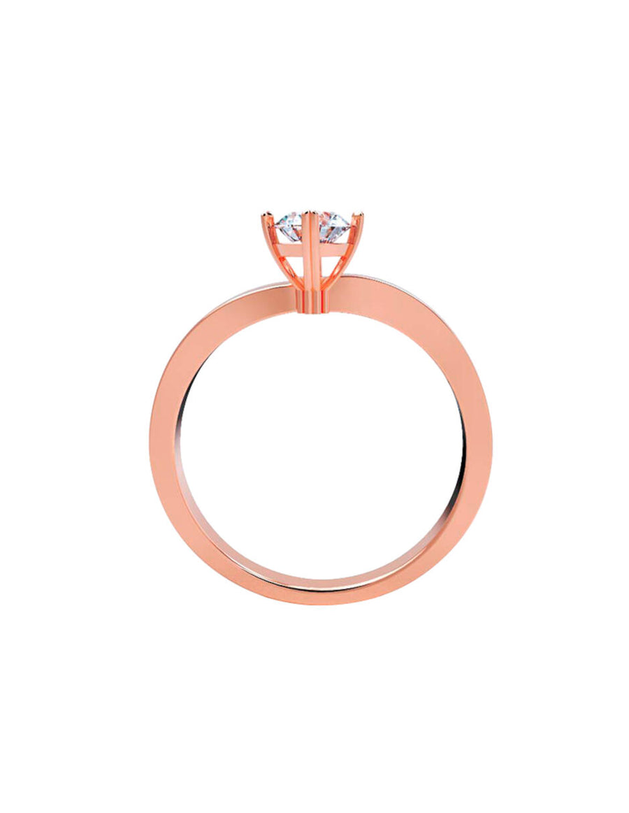 ANILLO DE ORO CON CIRCONIA