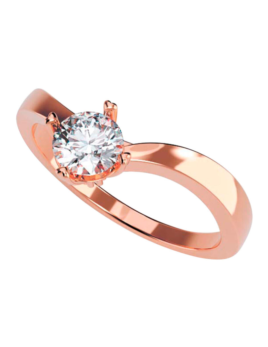 ANILLO DE ORO CON CIRCONIA