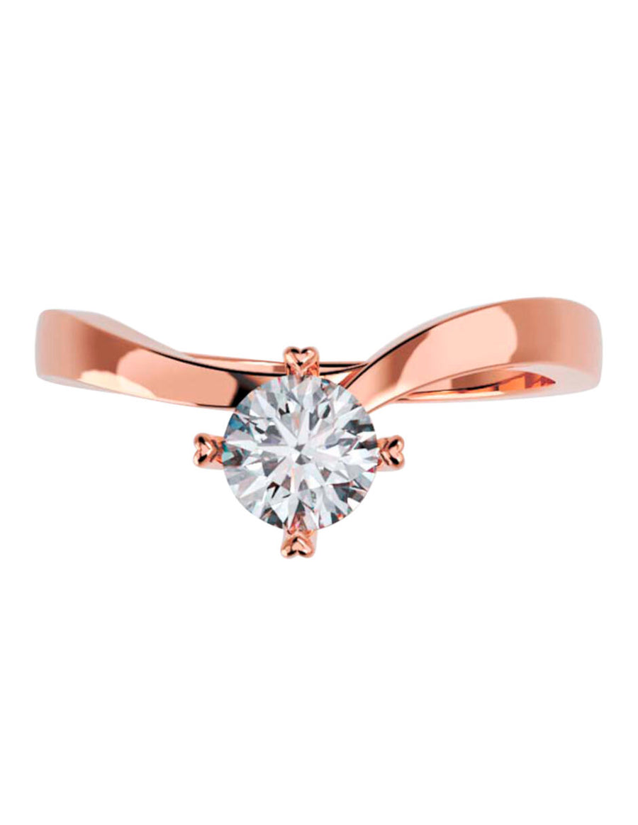 ANILLO DE ORO CON CIRCONIA