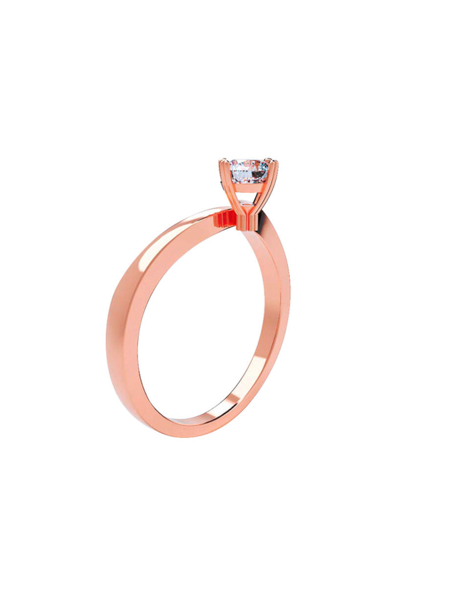 ANILLO DE ORO CON CIRCONIA
