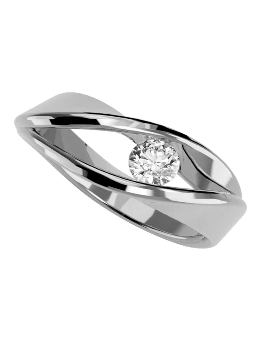 ANILLO DE ORO CON CIRCONIA