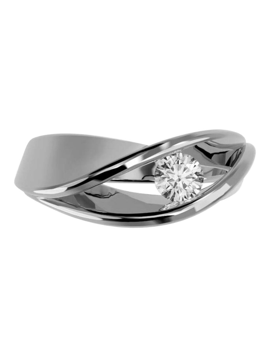 ANILLO DE ORO CON CIRCONIA