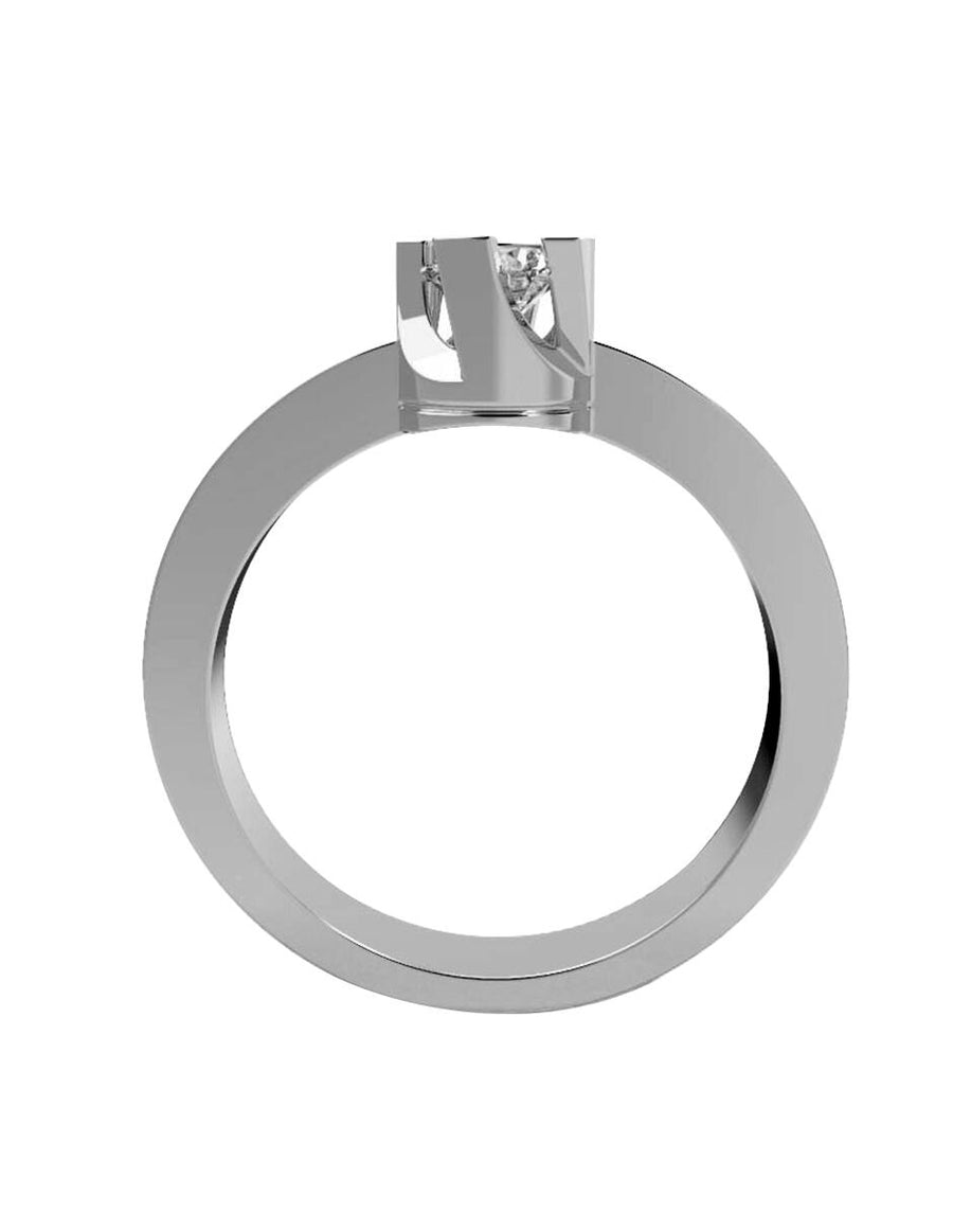 ANILLO DE ORO CON CIRCONIA