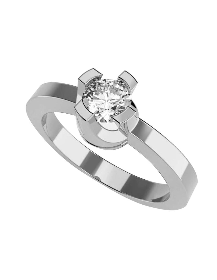 ANILLO DE ORO CON CIRCONIA
