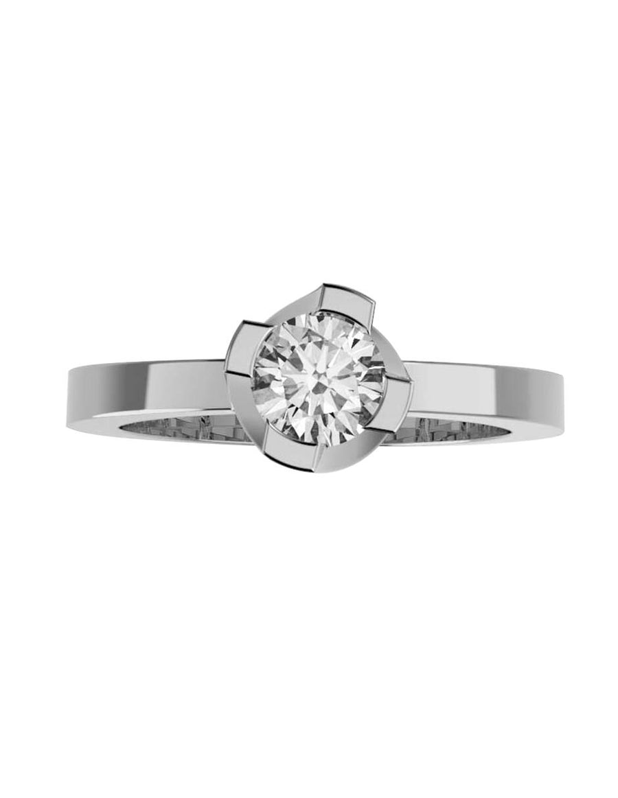 ANILLO DE ORO CON CIRCONIA