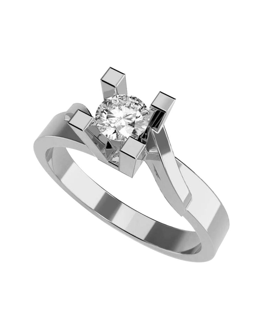 ANILLO DE ORO CON CIRCONIA