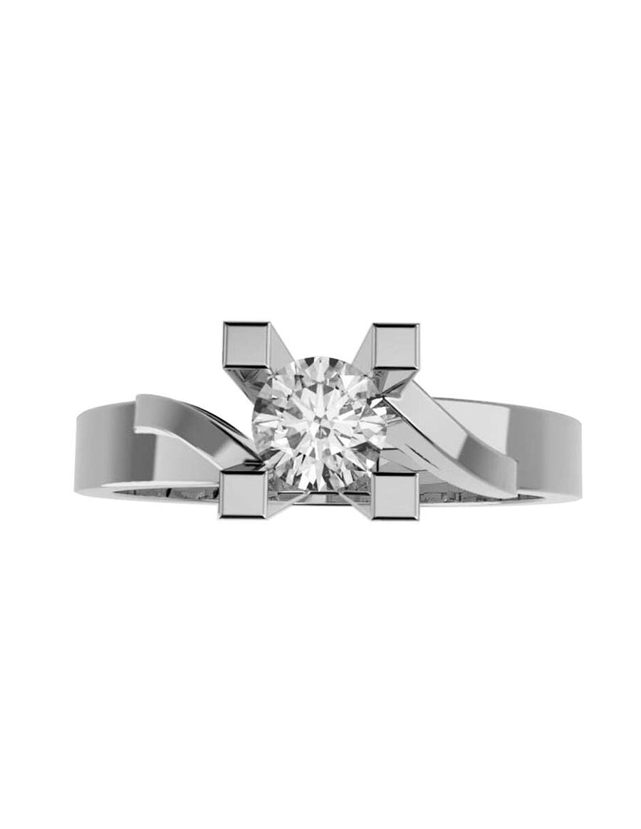 ANILLO DE ORO CON CIRCONIA