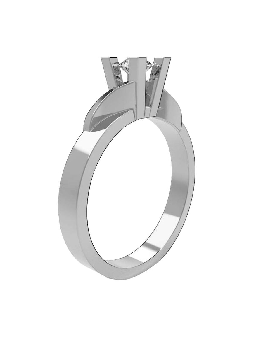 ANILLO DE ORO CON CIRCONIA