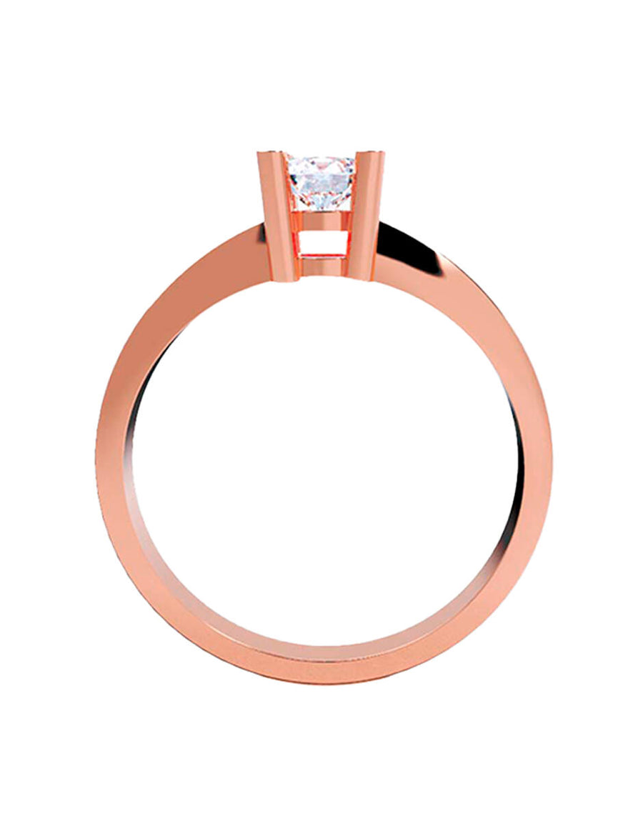 ANILLO DE ORO CON CIRCONIA