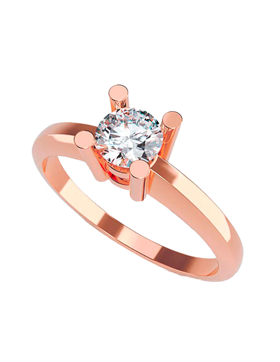 ANILLO DE ORO CON CIRCONIA