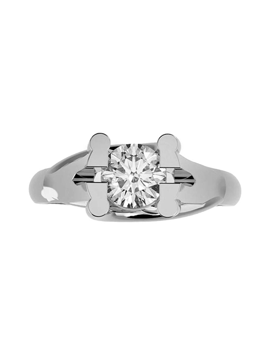 ANILLO DE ORO CON CIRCONIA