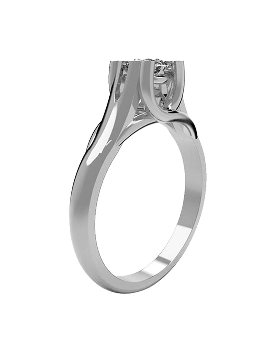 ANILLO DE ORO CON CIRCONIA