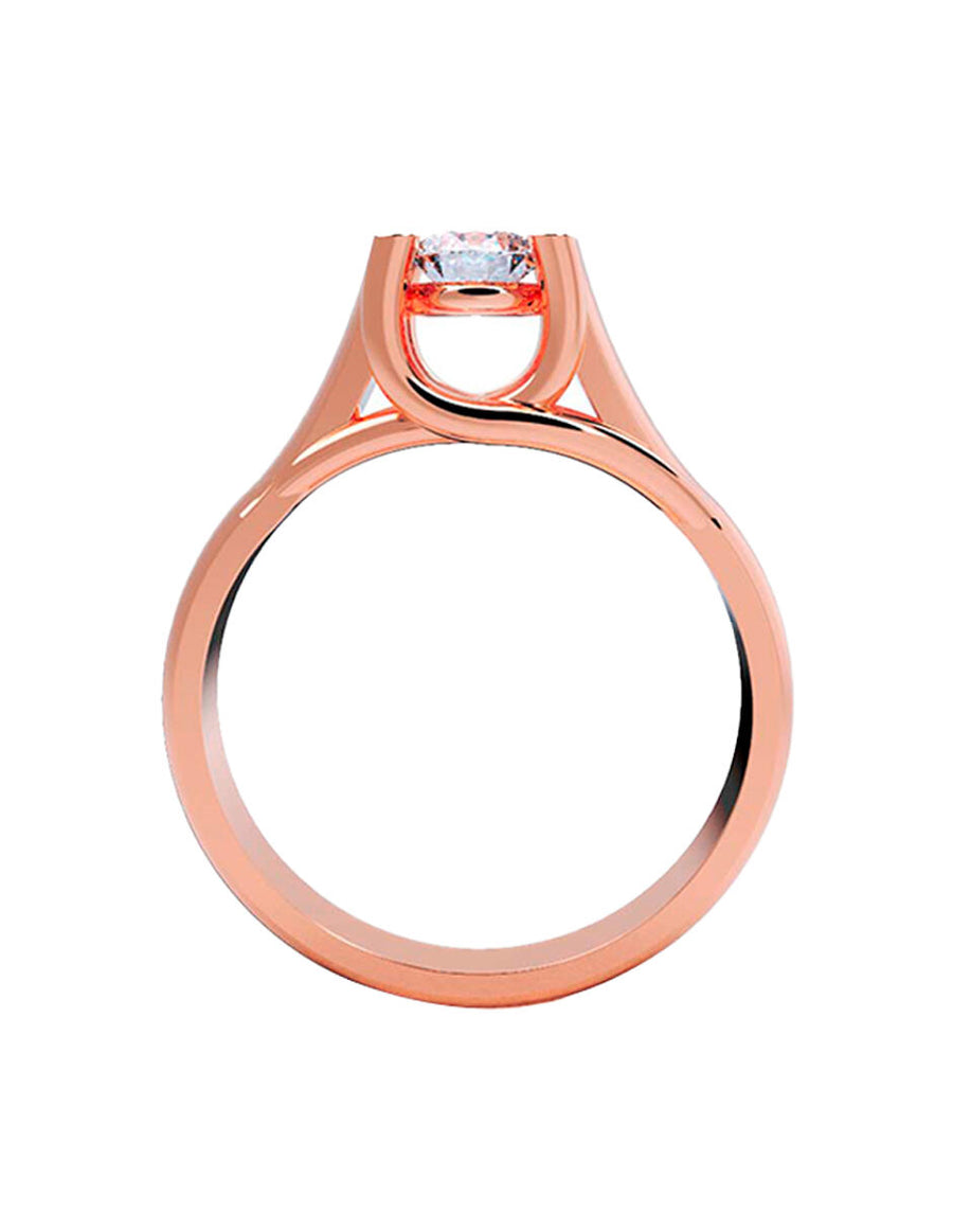 ANILLO DE ORO CON CIRCONIA