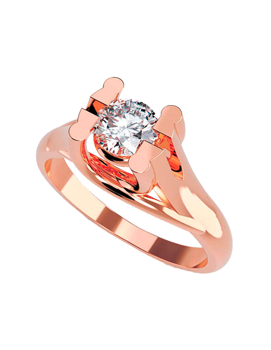 ANILLO DE ORO CON CIRCONIA