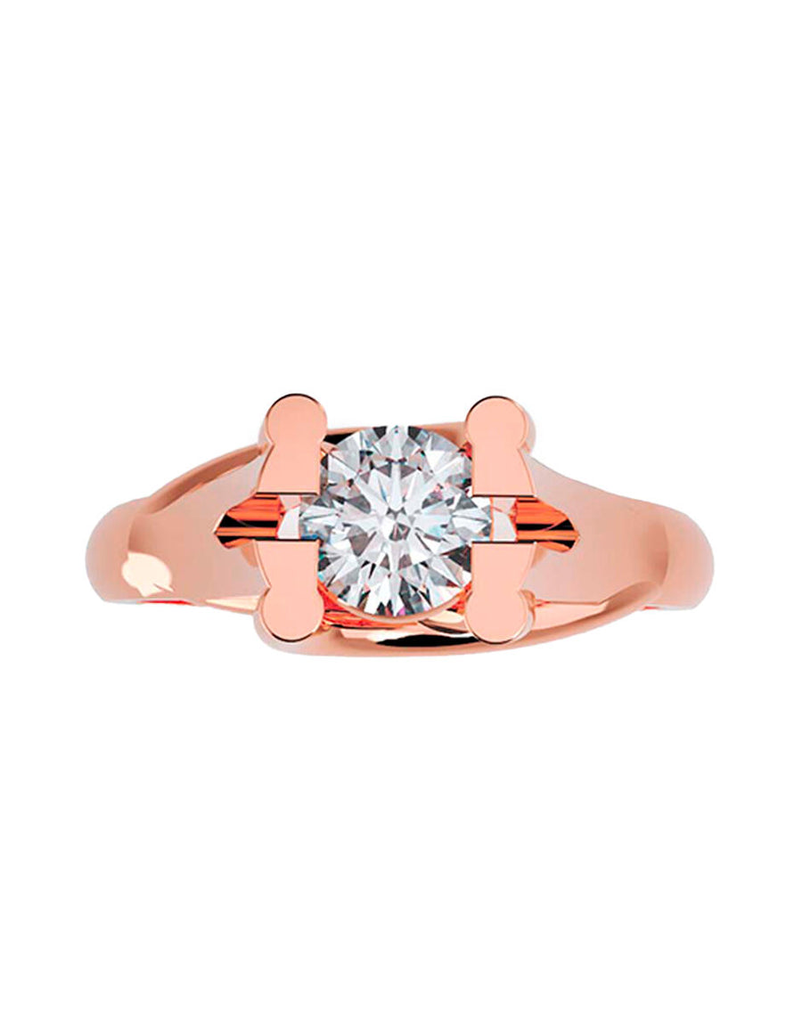 ANILLO DE ORO CON CIRCONIA