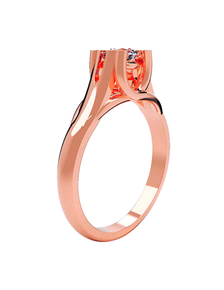 ANILLO DE ORO CON CIRCONIA