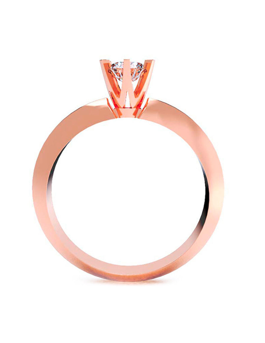 ANILLO DE ORO CON CIRCONIA