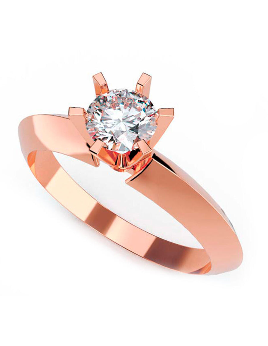 ANILLO DE ORO CON CIRCONIA