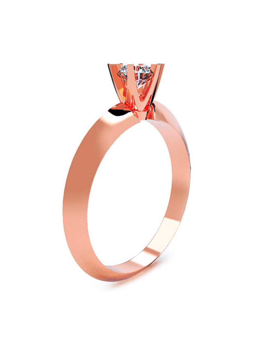 ANILLO DE ORO CON CIRCONIA