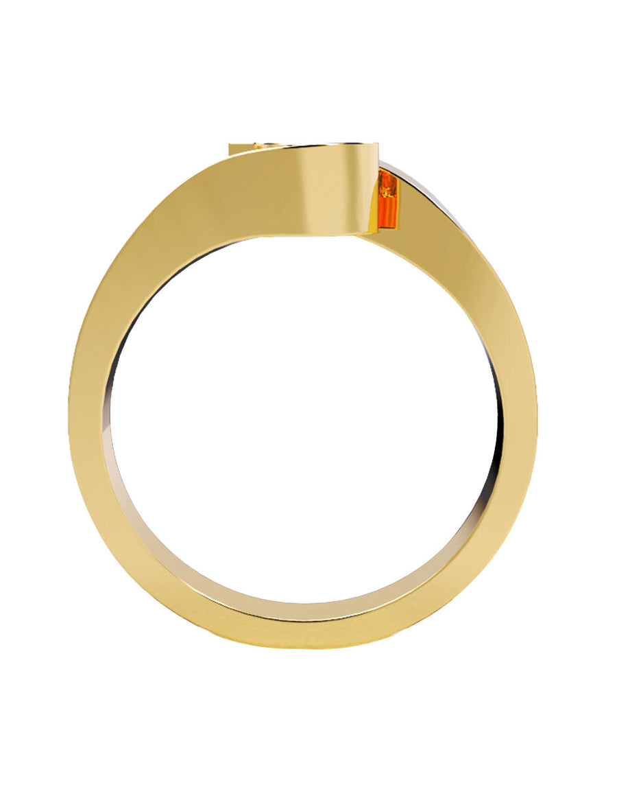 ANILLO DE ORO CON CIRCONIA