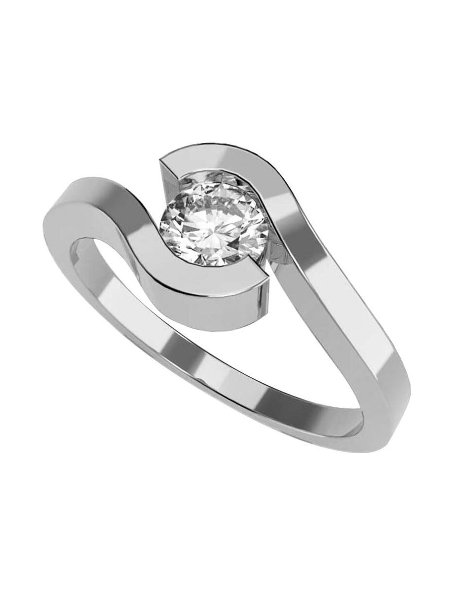 ANILLO DE ORO CON CIRCONIA