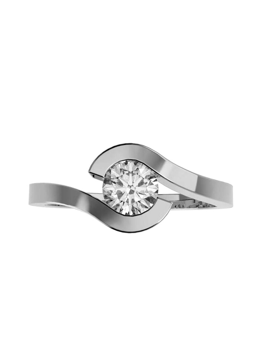 ANILLO DE ORO CON CIRCONIA