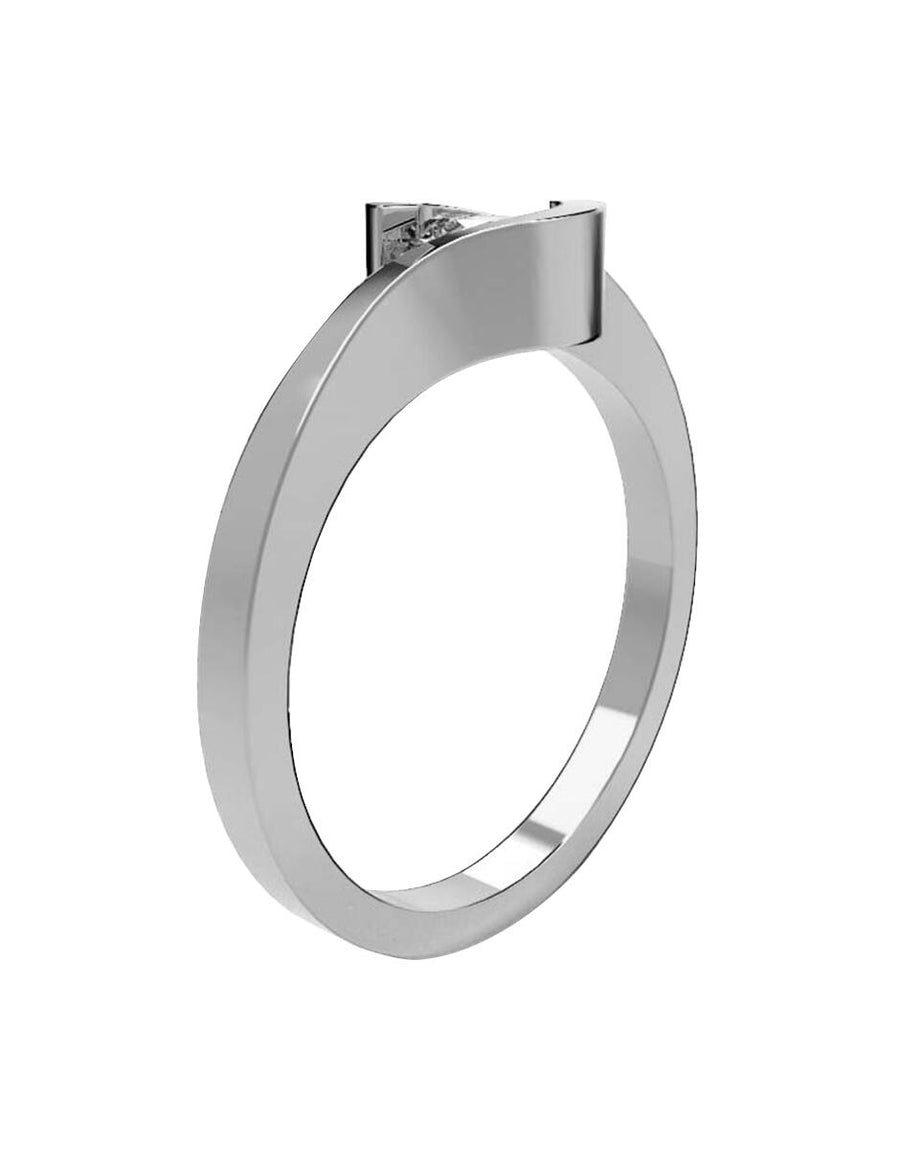 ANILLO DE ORO CON CIRCONIA