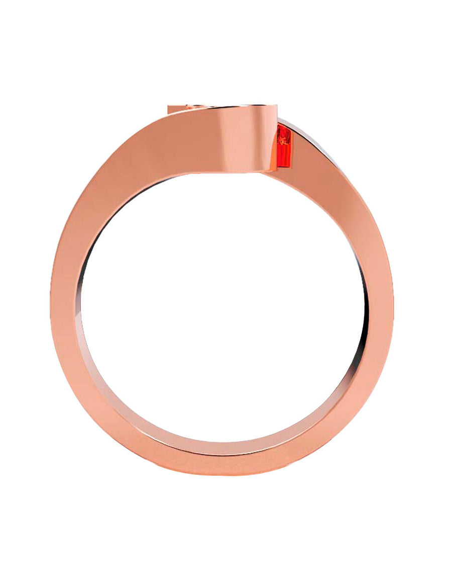 ANILLO DE ORO CON CIRCONIA