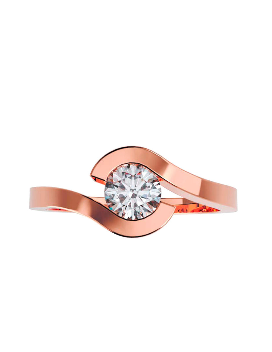 ANILLO DE ORO CON CIRCONIA