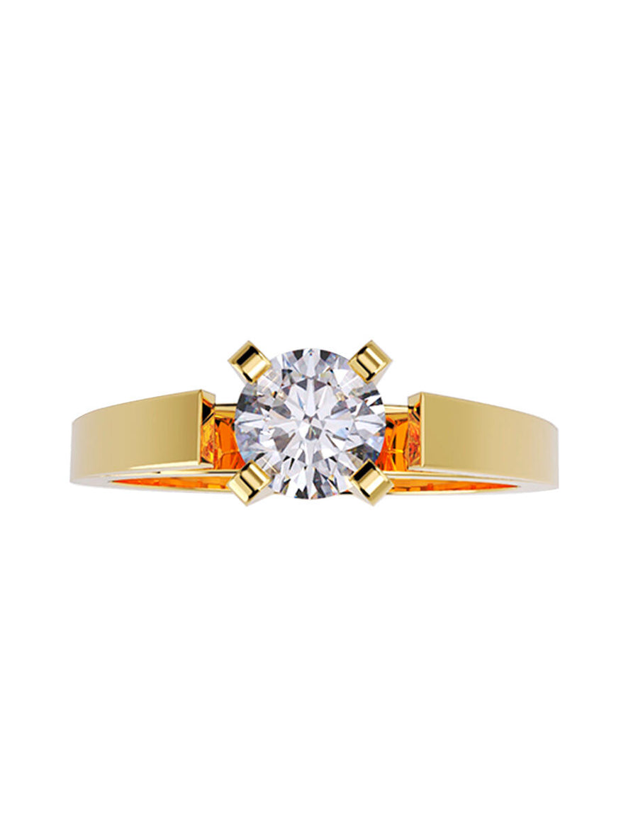 ANILLO DE ORO CON CIRCONIA