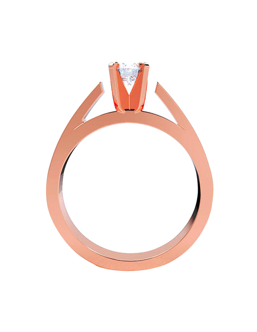 ANILLO DE ORO CON CIRCONIA