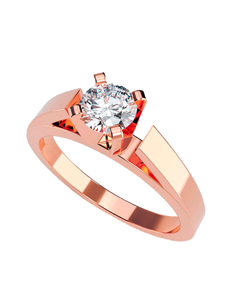 ANILLO DE ORO CON CIRCONIA