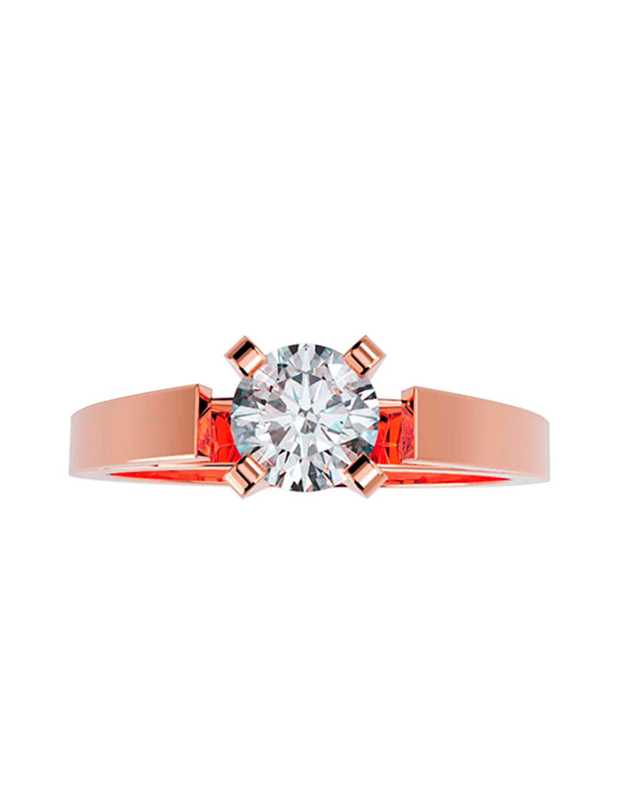 ANILLO DE ORO CON CIRCONIA