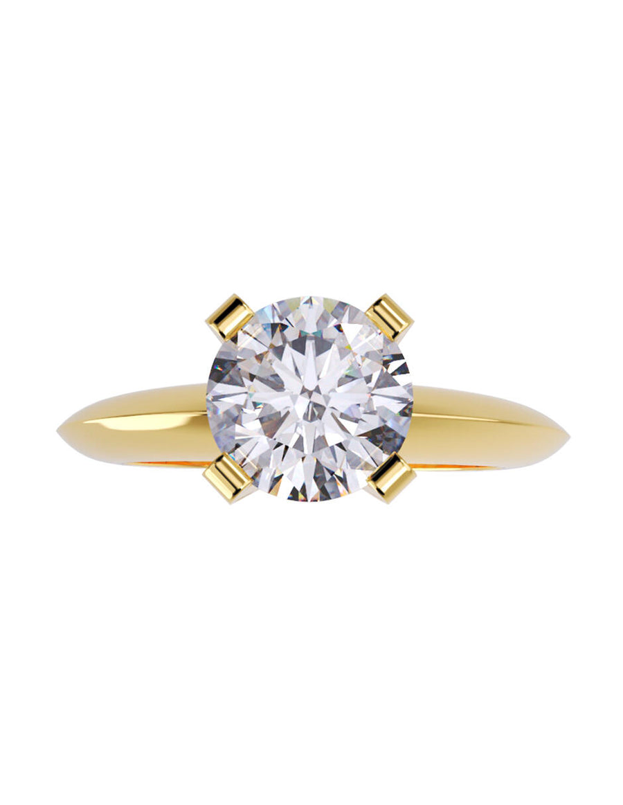 ANILLO DE ORO CON CIRCONIA