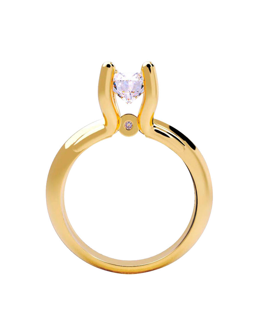 ANILLO DE ORO CON CIRCONIA