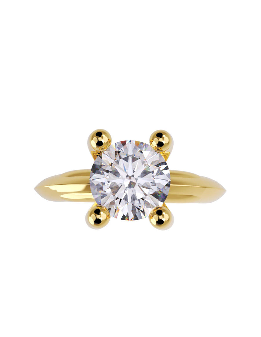 ANILLO DE ORO CON CIRCONIA
