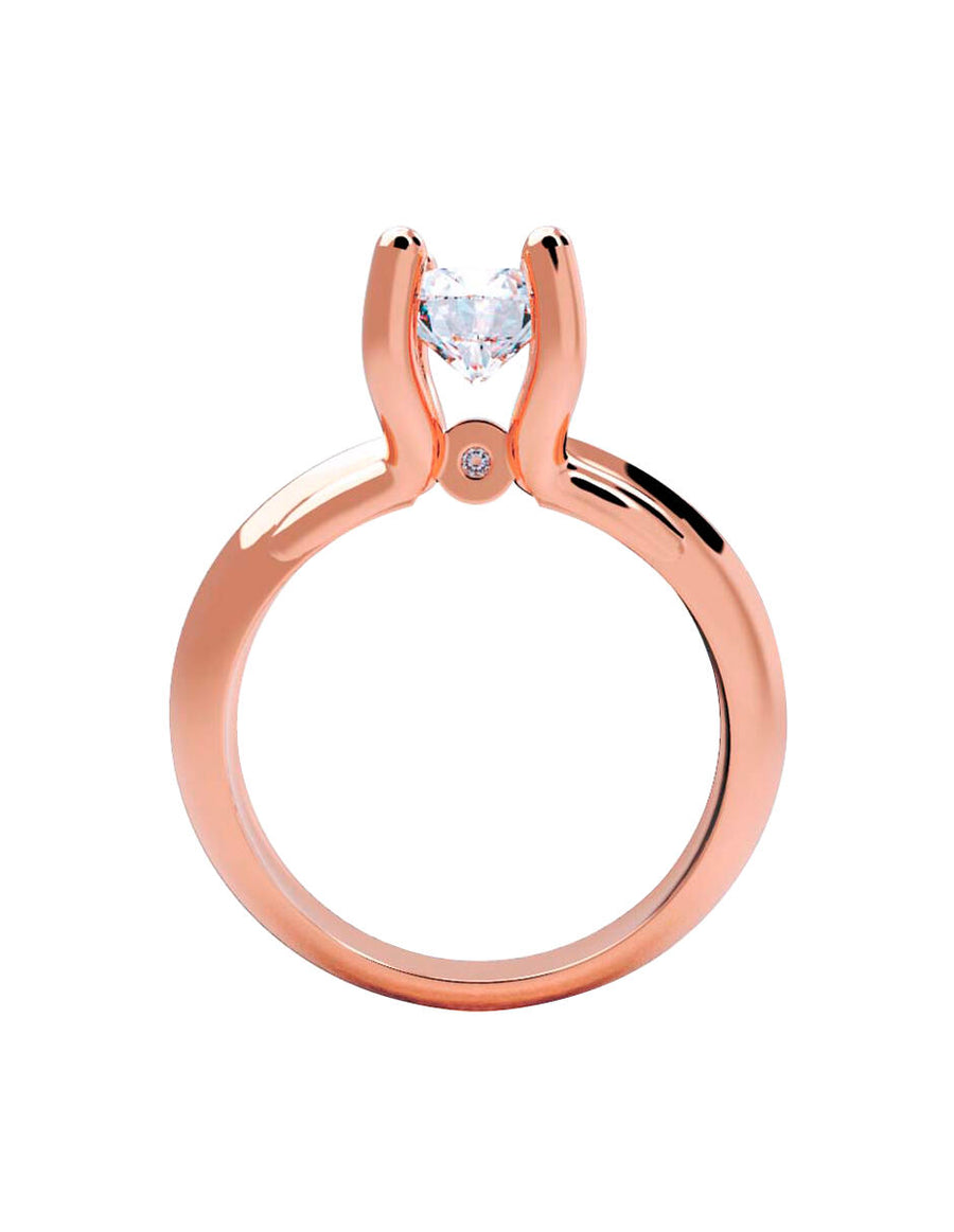 ANILLO DE ORO CON CIRCONIA