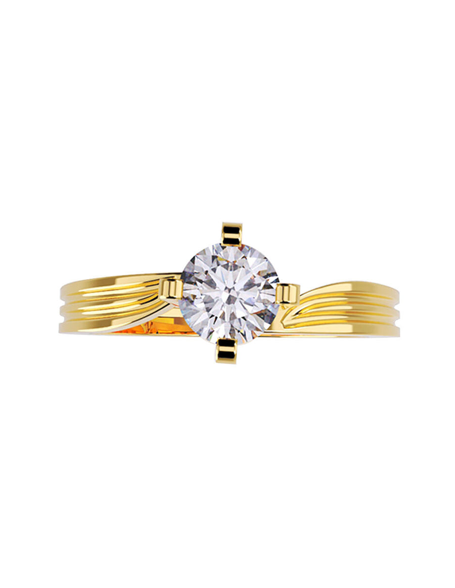 ANILLO DE ORO CON CIRCONIA