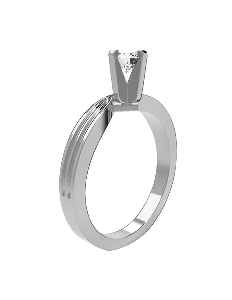 ANILLO DE ORO CON CIRCONIA