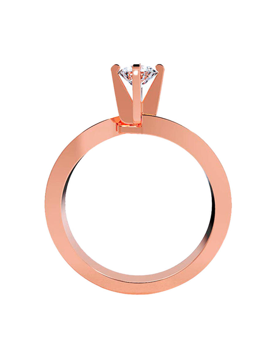ANILLO DE ORO CON CIRCONIA