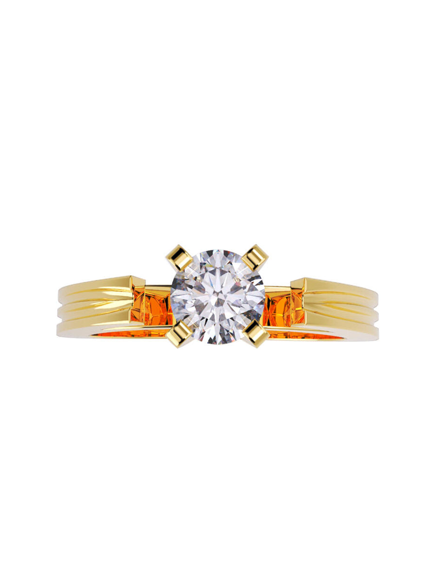 ANILLO DE ORO CON CIRCONIA