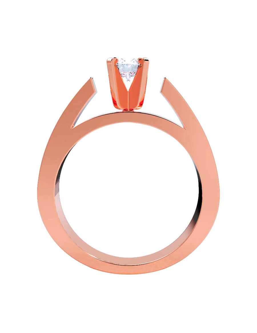 ANILLO DE ORO CON CIRCONIA