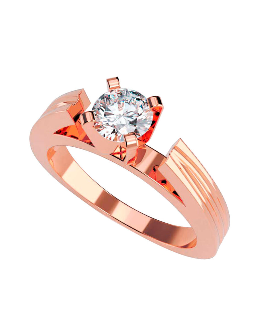 ANILLO DE ORO CON CIRCONIA