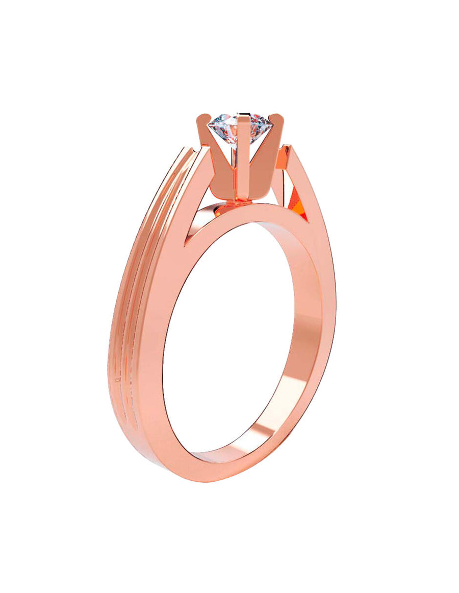 ANILLO DE ORO CON CIRCONIA